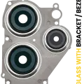 Back Camera Lens With Bracket / Bezel For Xiaomi Redmi 12 5G