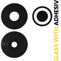 Back Camera Lens (Glass Only) With Adhesive For Xiaomi Redmi 13 4G