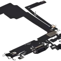 Charging Port Flex Cable For iPhone 15 Pro Max (Aftermarket Plus) (Black Titanium)