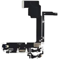 Charging Port Flex Cable For iPhone 15 Pro Max (Aftermarket Plus) (White Titanium)