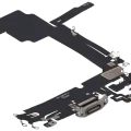 Charging Port Flex Cable For iPhone 15 Pro Max (Aftermarket Plus) (Natural Titanium)