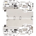 Full Set Small Metal Bracket For iPhone 15 Pro