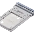 Dual Sim Card Tray For Samsung Galaxy A55 5G (A556 / 2024) (Premium) (Iceblue)
