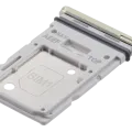 Dual Sim Card Tray For Samsung Galaxy A55 5G (A556 / 2024) (Premium) (Lemon)
