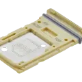 Dual Sim Card Tray For Samsung Galaxy A35 (A356 / 2024) (Premium) (Lemon)