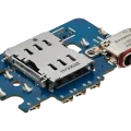 Charging Port Board With Sim Card Reader For Samsung Galaxy S24 5G (S921D) (International Version) (Premium)