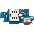 Charging Port Board With Sim Card Reader For Samsung Galaxy S24 Plus 5G (S9260) (Dual Card Version) (Premium)