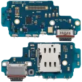 Charging Port Board With Sim Card Reader For Samsung Galaxy S24 Ultra 5G (S928D) (International Version) (Premium)