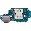 Charging Port Board With Sim Card Reader For Samsung Galaxy S24 Ultra 5G (S928D) (International Version) (Premium)