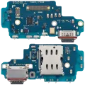 Charging Port Board With Sim Card Reader For Samsung Galaxy S24 Ultra 5G (S9280) (Dual Card Version) (Premium)