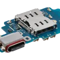 Charging Port Board With Sim Card Reader For Samsung Galaxy S24 Ultra 5G (S928N) (Korean Version) (Premium)