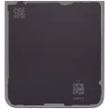 Back Cover Glass For Samsung Galaxy Z Flip 6 5G (Aftermarket Plus) (Silver Shadow)