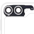 Back Camera Lens With Cover Bezel Ring For Samsung Galaxy Z Flip 6 5G (F741) (Premium) (Silver Shadow)