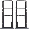Dual Sim Card Tray For Samsung Galaxy A06 (A065 / 2024) (Premium) (Black)