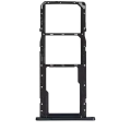 Dual Sim Card Tray For Samsung Galaxy A06 (A065 / 2024) (Premium) (Black)