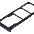 Dual Sim Card Tray For Samsung Galaxy A06 (A065 / 2024) (Premium) (Black)