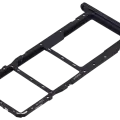 Dual Sim Card Tray For Samsung Galaxy A06 (A065 / 2024) (Premium) (Black)