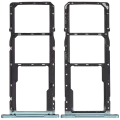 Dual Sim Card Tray For Samsung Galaxy A06 (A065 / 2024) (Premium) (Blue)