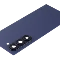 Back Cover Glass With Camera Lens For Samsung Galaxy Z Fold 6 5G (Aftermarket Plus) (Navy)