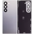Back Cover Glass With Camera Lens For Samsung Galaxy Z Fold 6 5G (Aftermarket Plus) (Silver Shadow)