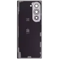 Back Cover Glass With Camera Lens For Samsung Galaxy Z Fold 6 5G (Aftermarket Plus) (Silver Shadow)