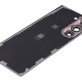 Back Cover Glass With Camera Lens For Samsung Galaxy Z Fold 6 5G (Aftermarket Plus) (Pink)
