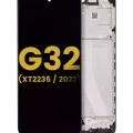 LCD Assembly With Frame For Motorola Moto G32 (XT2235 / 2022) (Refurbished) (All Colors)