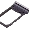Single Sim Card Tray For Samsung Galaxy Z Flip 6 (F741) (Premium) (Silver Shadow)