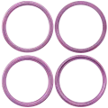Back Camera Bezel Ring Only For iPhone 16 / 16 Plus (Pink) (2 Piece Set)