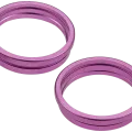Back Camera Bezel Ring Only For iPhone 16 / 16 Plus (Pink) (2 Piece Set)