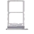 Dual Sim Card Tray For Samsung Galaxy Z Flip 6 (F741) (Premium) (Silver Shadow)