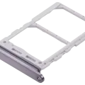 Dual Sim Card Tray For Samsung Galaxy Z Flip 6 (F741) (Premium) (Silver Shadow)