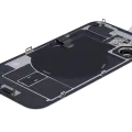 Заднє скло з магнітом MagSafe, NFC і шлейфом спалаху для iPhone 16 (Used OEM Pull: Grade A) (чорний)