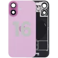 Заднє скло з магнітом MagSafe, NFC і шлейфом спалаху для iPhone 16 (Used OEM Pull: Grade A) (рожевий)