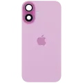 Заднє скло з магнітом MagSafe, NFC і шлейфом спалаху для iPhone 16 (Used OEM Pull: Grade A) (рожевий)
