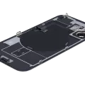 Заднє скло з магнітом MagSafe, NFC і шлейфом спалаху для iPhone 16 (Used OEM Pull: Grade A) (рожевий)