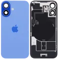 Заднє скло з магнітом MagSafe, NFC і шлейфом спалаху для iPhone 16 (Used OEM Pull: Grade A) (Ultramarine)