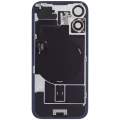 Back Glass w/ MagSafe Magnet & NFC & Flashlight Flex For iPhone 16 Plus (Used OEM Pull: Grade A) (Black)