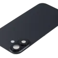 Back Glass w/ MagSafe Magnet & NFC & Flashlight Flex For iPhone 16 Plus (Used OEM Pull: Grade A) (Black)