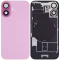 Back Glass w/ MagSafe Magnet & NFC & Flashlight Flex For iPhone 16 Plus (Used OEM Pull: Grade A) (Pink)