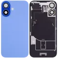 Back Glass w/ MagSafe Magnet & NFC & Flashlight Flex For iPhone 16 Plus (Used OEM Pull: Grade A) (Ultramarine)