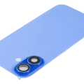 Back Glass w/ MagSafe Magnet & NFC & Flashlight Flex For iPhone 16 Plus (Used OEM Pull: Grade A) (Ultramarine)