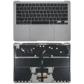 Top Case with Battery and Keyboard (ANSI US) For MacBook Air 13" A3113 (2024) (Used OEM Pull: Grade A) (Space Gray)