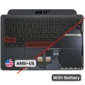 Top Case with Battery and Keyboard (ANSI US) For MacBook Air 13" A2681 (2022) (Used OEM Pull: Grade B) (Midnight)