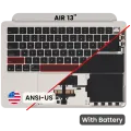 Top Case with Battery and Keyboard (ANSI US) For MacBook Air 13" A3240 (2025) (Used OEM Pull: Grade B) (Gold)
