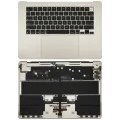 Top Case with Battery and Keyboard (ANSI US) For MacBook Air 15" A3114 (2024) (Used OEM Pull: Grade A) (Starlight)
