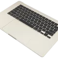 Top Case with Battery and Keyboard (ANSI US) For MacBook Air 15" A3114 (2024) (Used OEM Pull: Grade A) (Starlight)