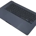 Top Case with Battery and Keyboard (ANSI US) For MacBook Air 15" A3114 (2024) (Used OEM Pull: Grade B) (Midnight)