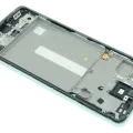 Дисплейний модуль (OLED) з рамкою для Samsung Galaxy A52s 5G (A528 / 2021) (Service Pack) (Awesome Mint)