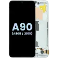 OLED Assembly With Frame For Samsung Galaxy A90 5G (A908 / 2019) (Service Pack) (White)